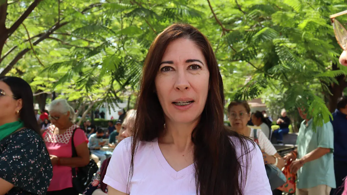 Vania Gutiérrez Herrera, representante de la colectiva Deudores Alimentarios