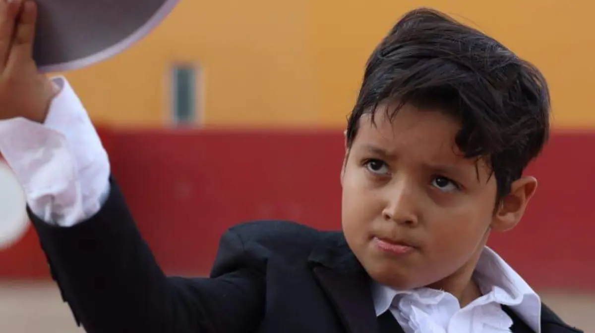 Joshua Muñoz Sánchez lució un traje de torero