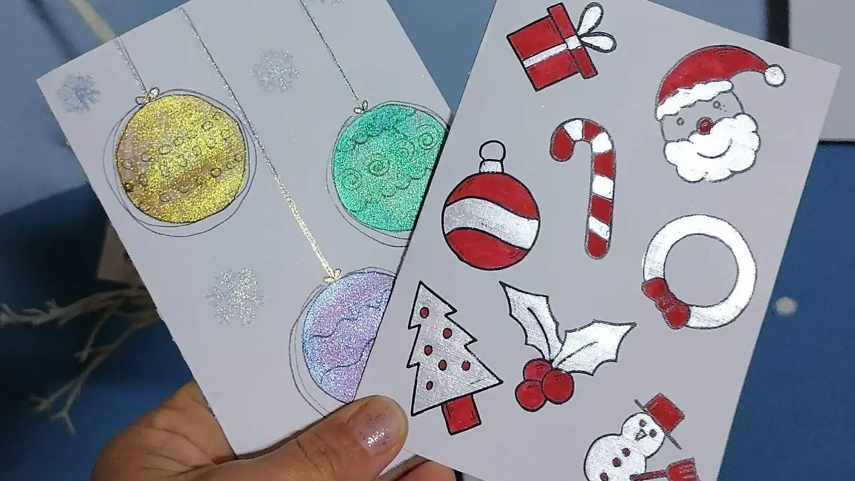 Taller de tarjetas navideñas