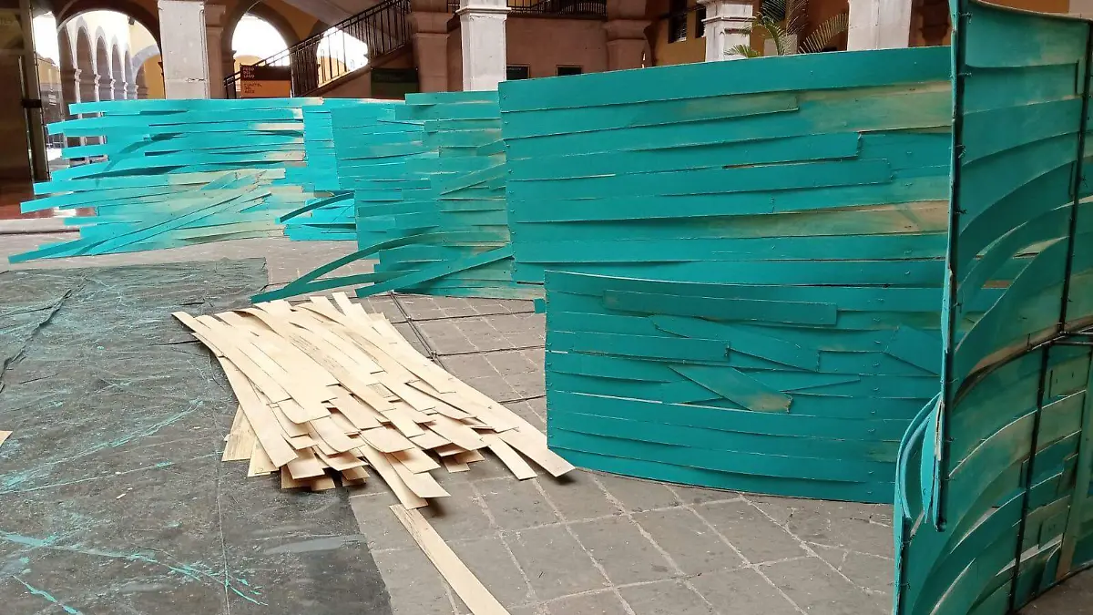 Decoración en Cuartel del arte