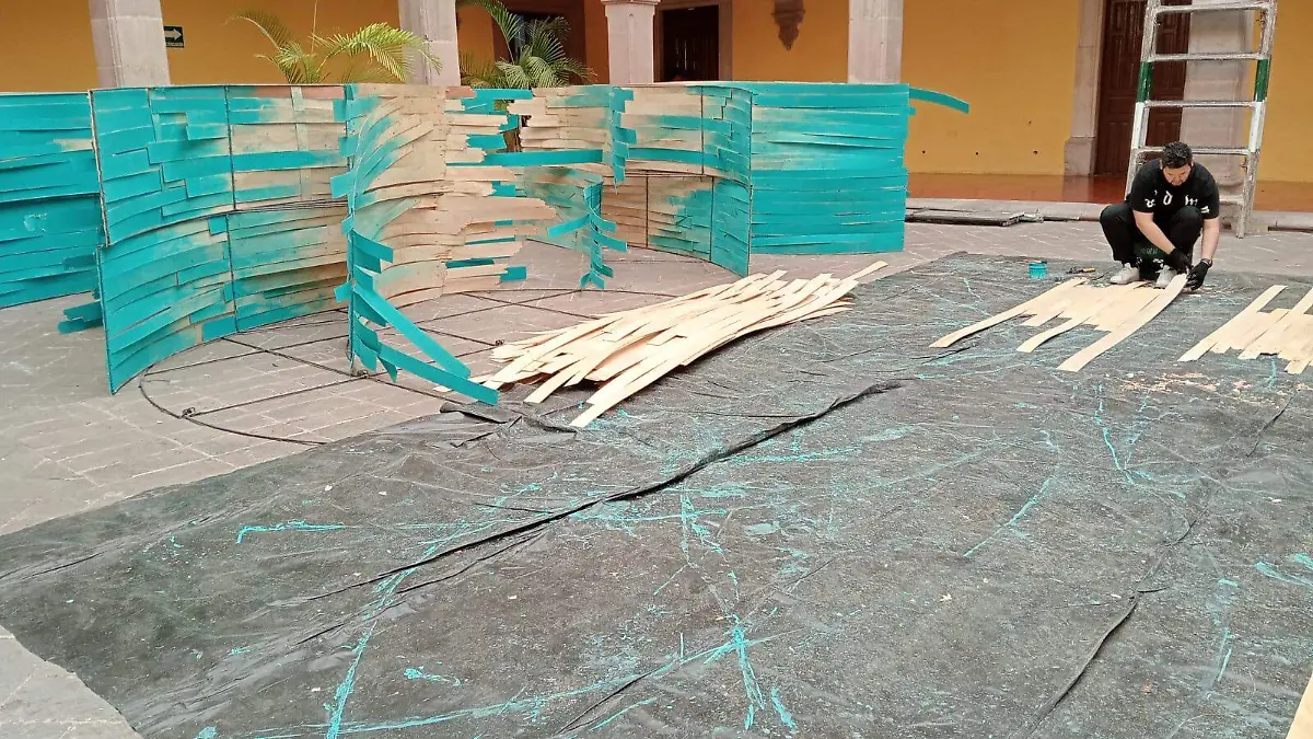 Decoración cuartel del arte