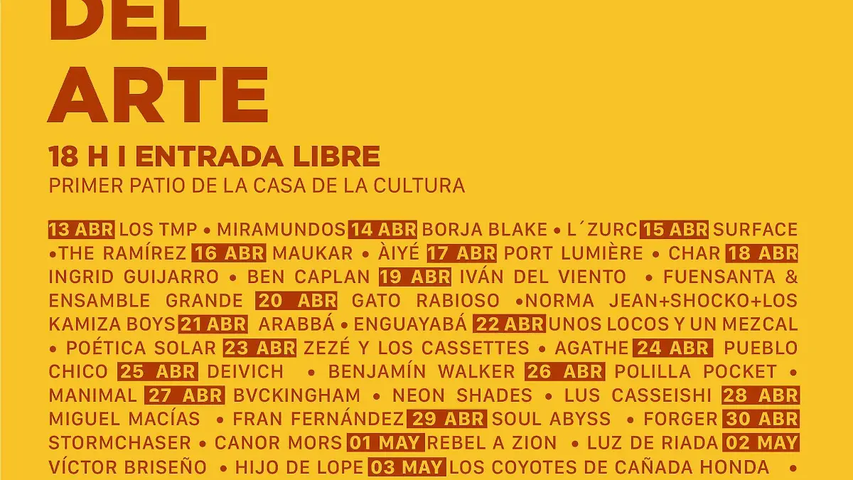Cartel Cuartel del Arte