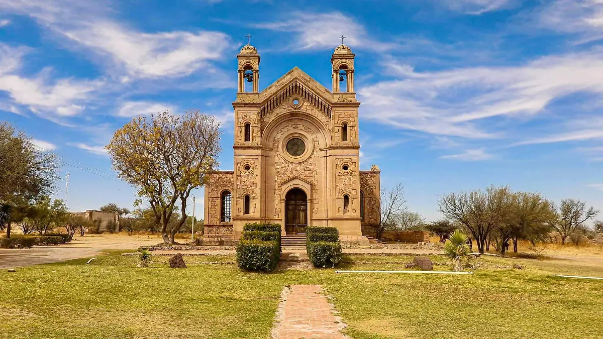 Templo de San Isidro, en Hacienda Garabato