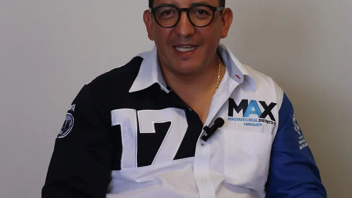 Max Ramírez, candidato a diputado local por el distrito 17