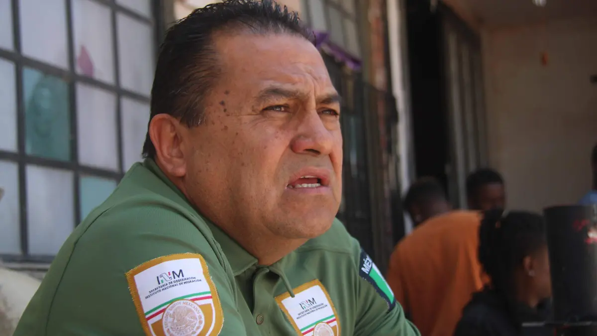Ignacio Fraire Zúñiga delegado estatal del Instituto Nacional de Migración (INM)
