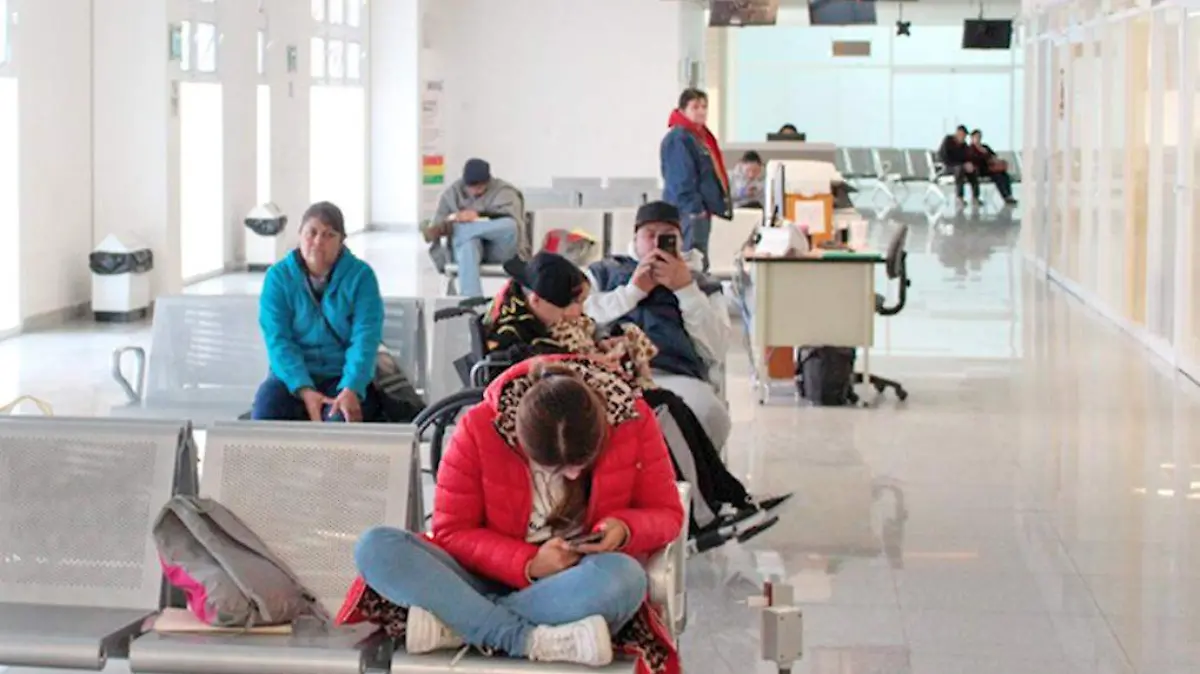 Sala de espera de hospital