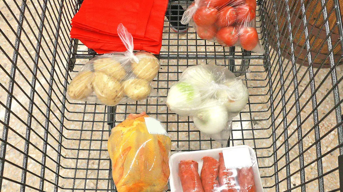 despensa carne y verduras