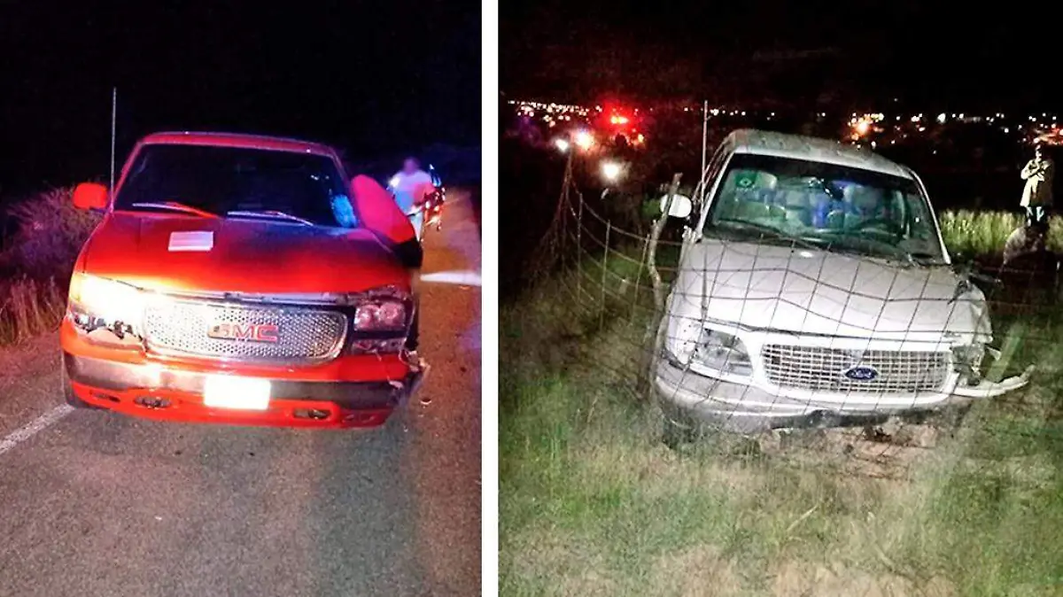 camionetas accidente