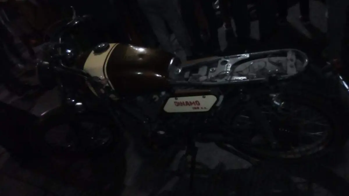 Motocicleta arrollada 1