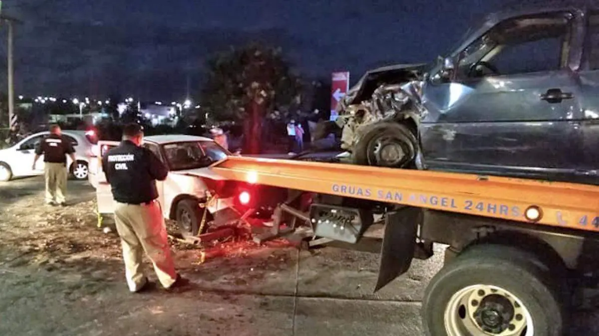 Accidente vial VNSA 8