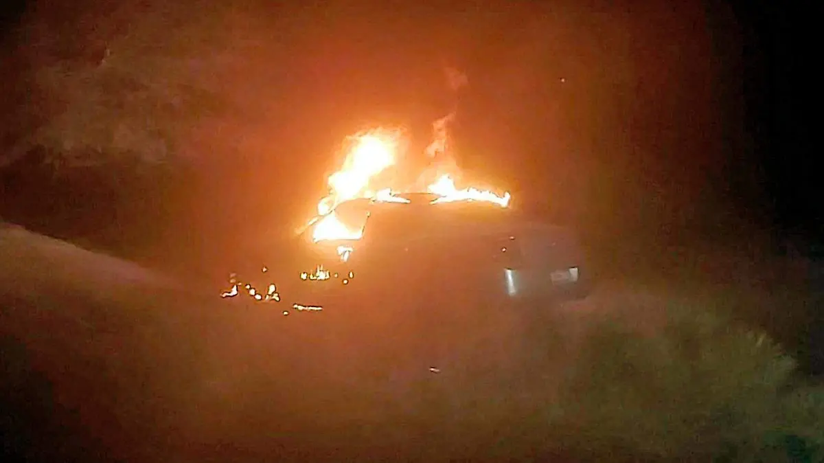 incendio de vehiculo