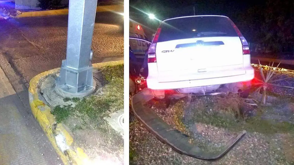 choque en Gomez Morin