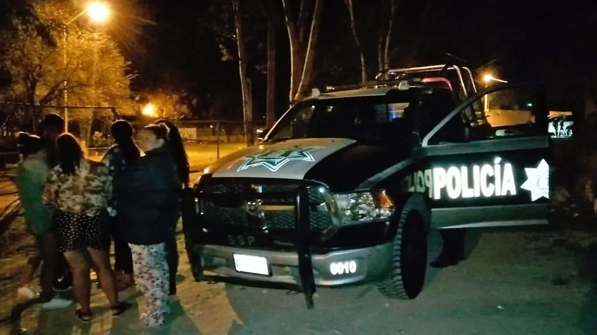 patrullas en incendio