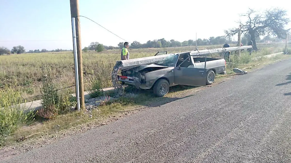 Choque contra poste 2