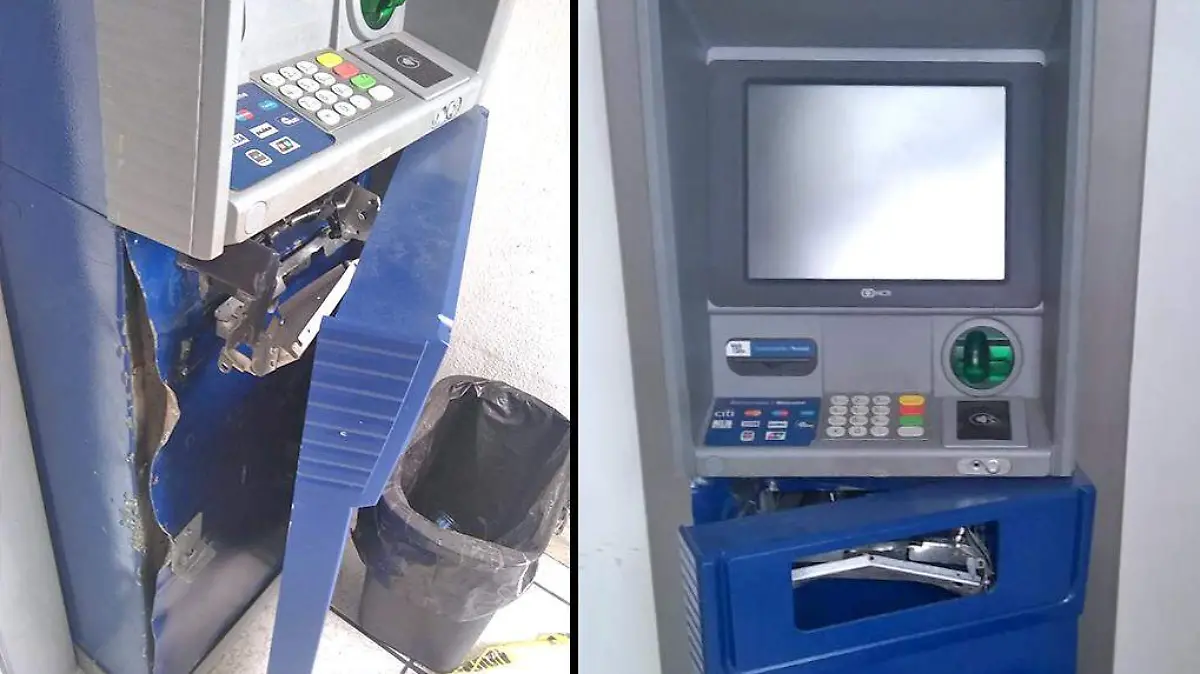 cajero atm intento de robo