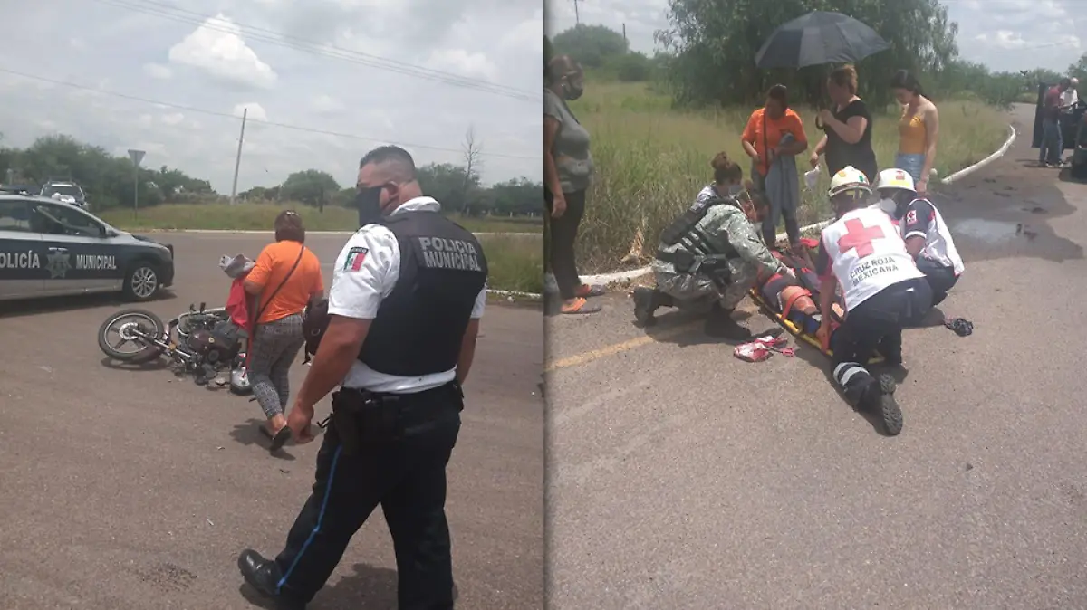 Cuerpos de emergencia accidente rumbo Calvillo 1