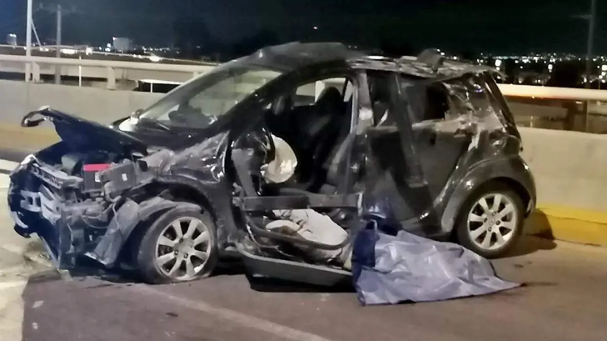 conductor muere en accidente
