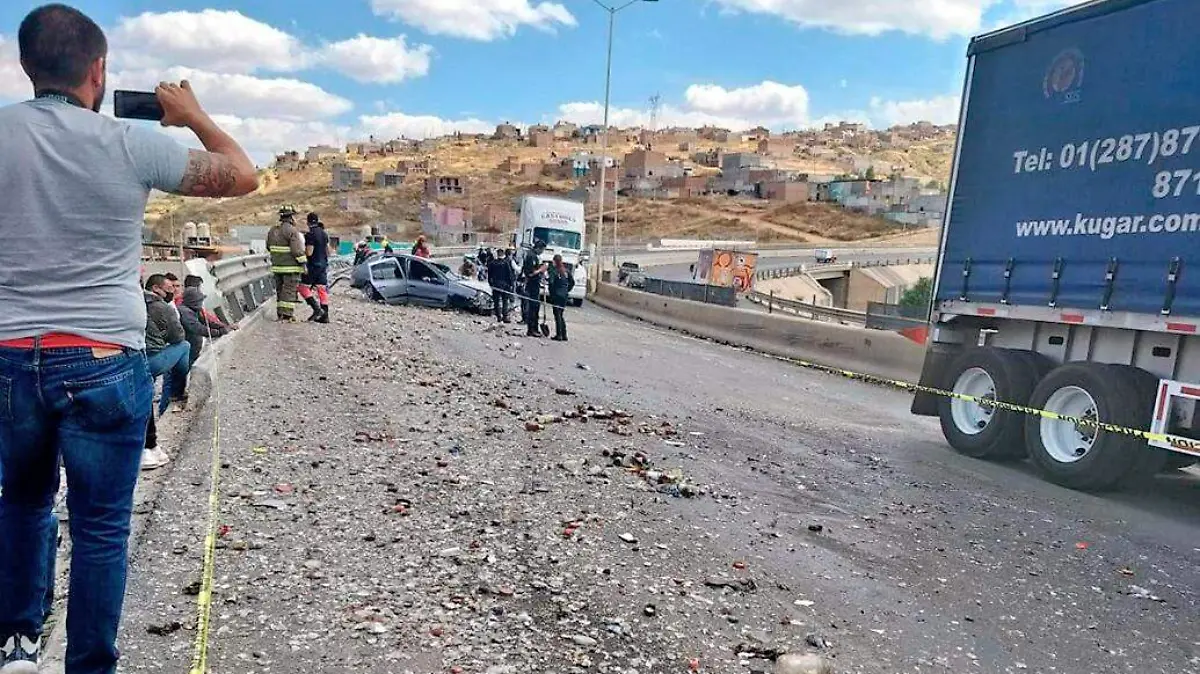 choque en Zacatecas
