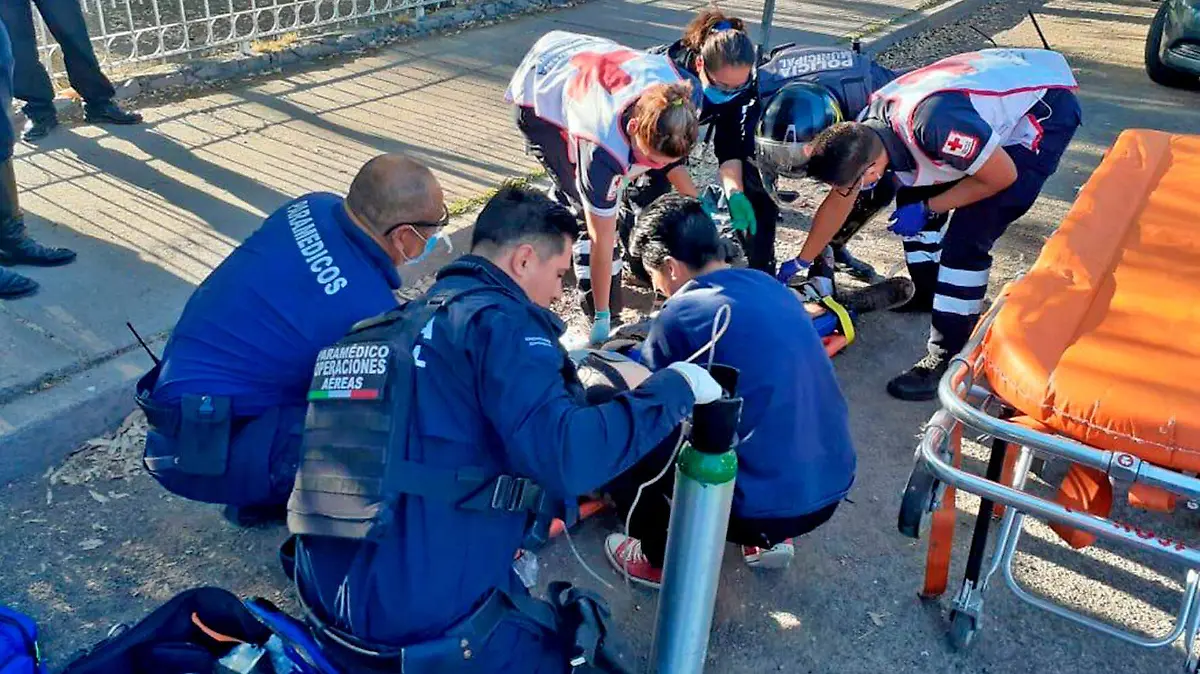 accidente en moto