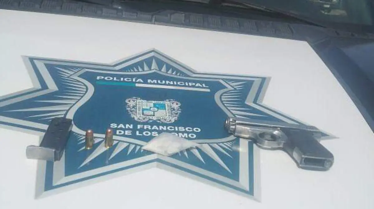 Droga y pistola