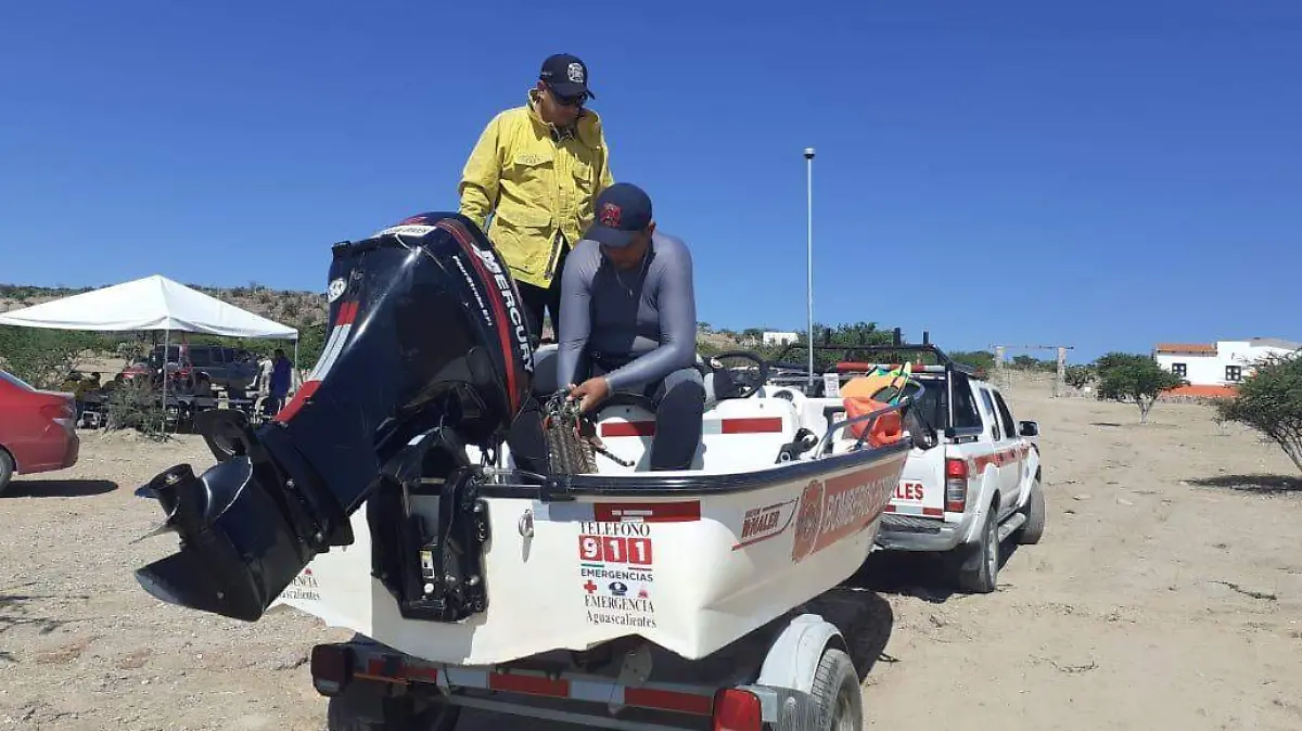 Búsqueda de desaparecido en Presa Calles