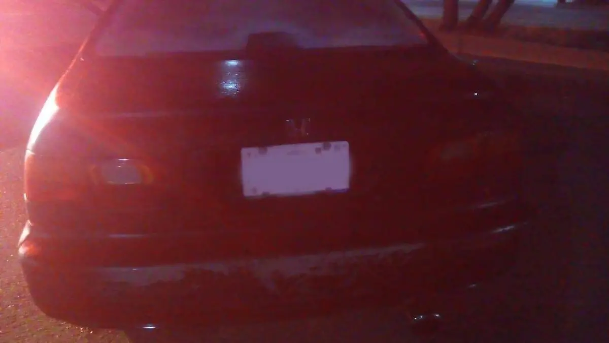 Choque contra poste 2