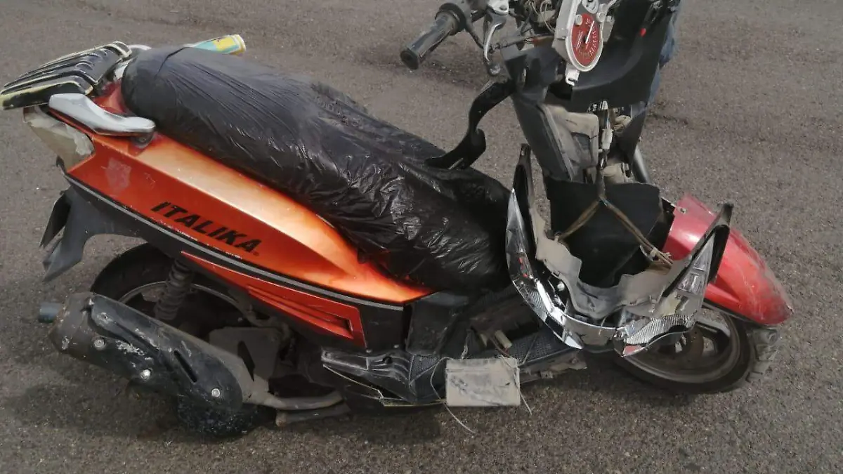 Moto accidente