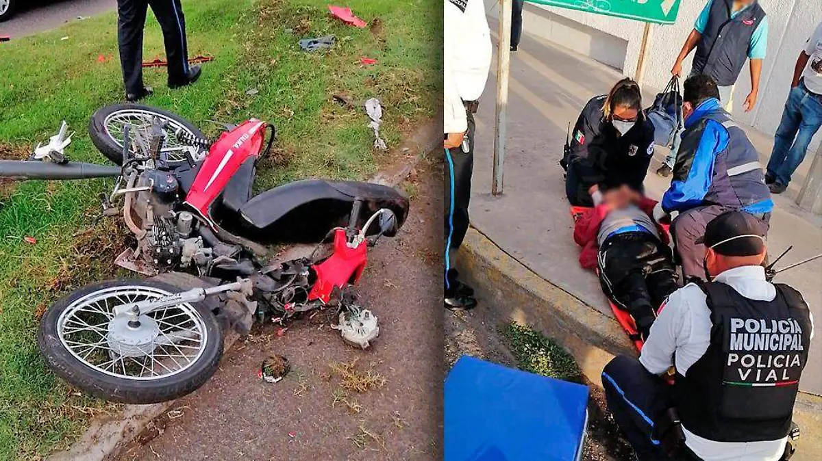 motociclista impactado