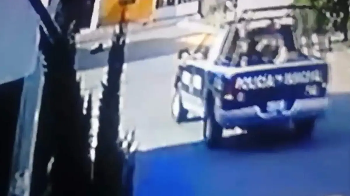 Policía atropella a una perrita