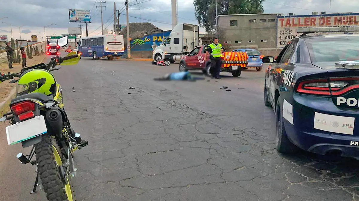 motocilcista fallecido
