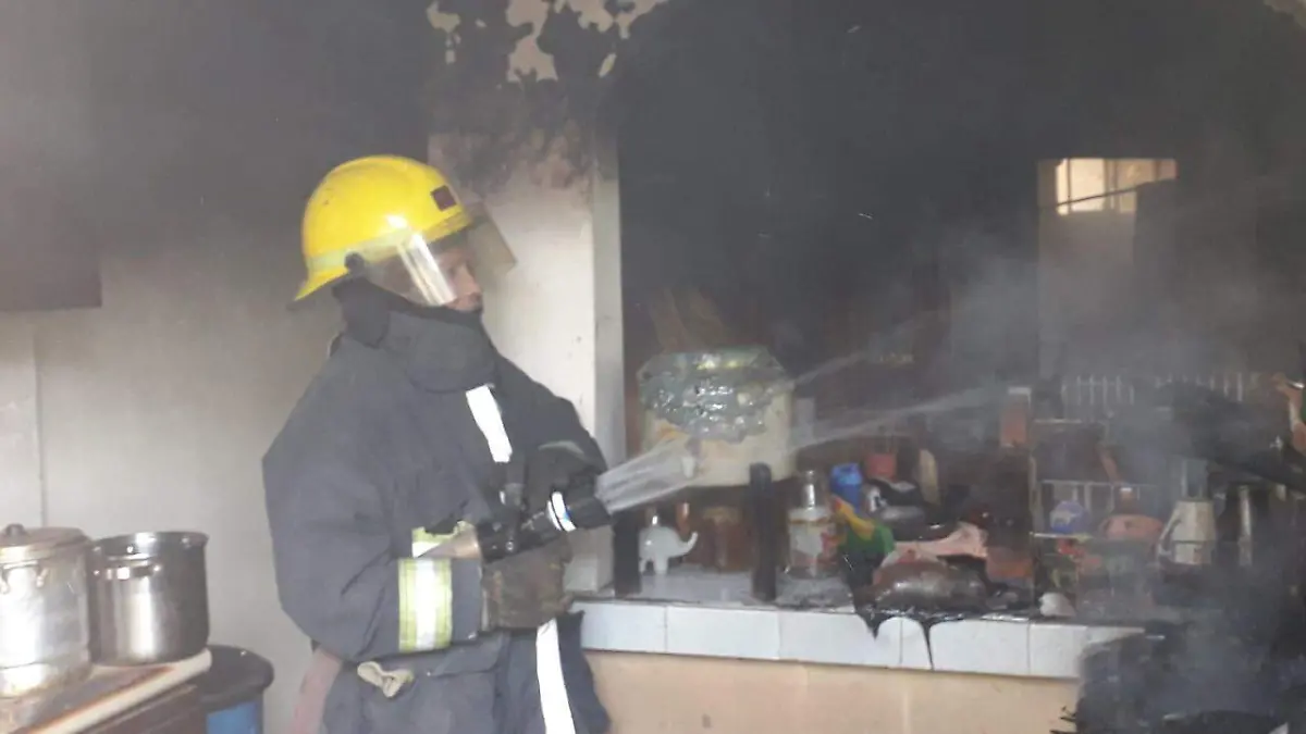 Bomberos rescatan perros 2
