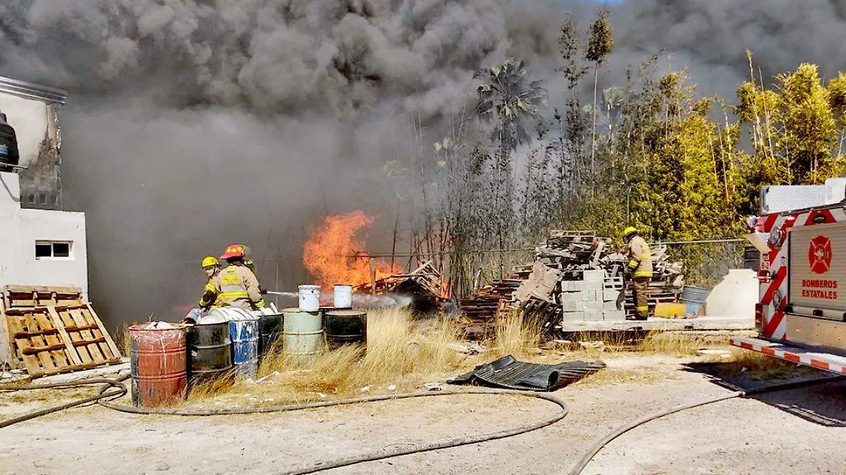 incendio en San pancho
