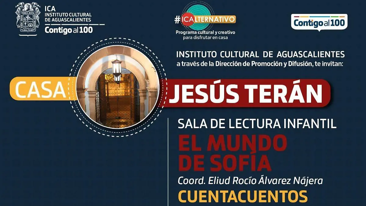 "El Mundo de Sofía", cuentacuentos en Casa Terán