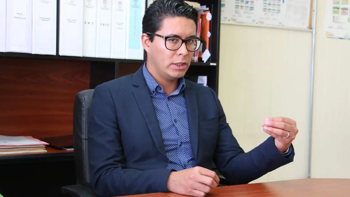 Ulises Reyes Esparza, director del Servicio Profesional Docente del Instituto de Educación de Aguascalientes (IEA)