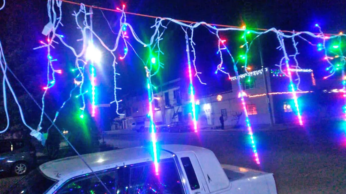 luces serie navideña