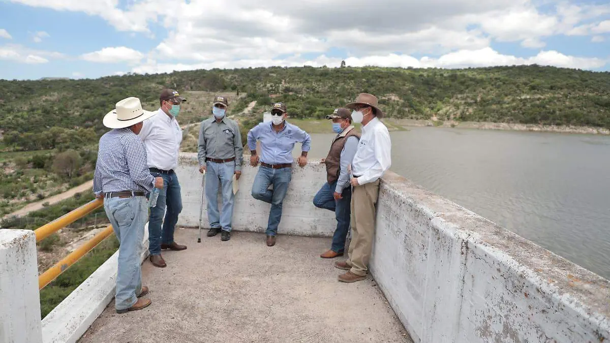 Gobernador presa en Calvillo