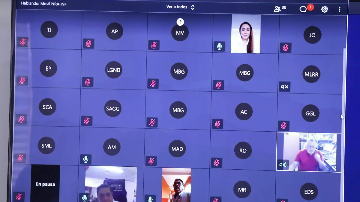 Conferencia de prensa virtual del Ayuntamiento capital