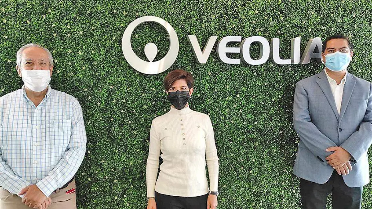 autoridades agua SLP y Veolia