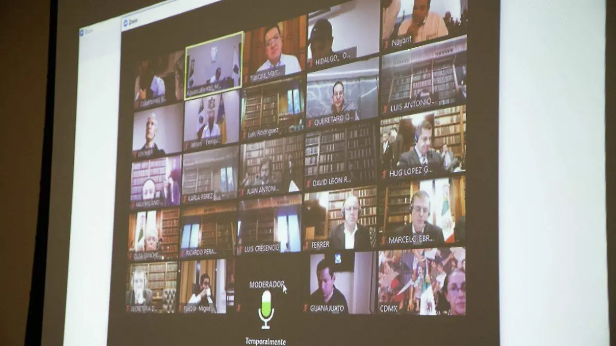 Videoconferencia con gobernadores del centro del país