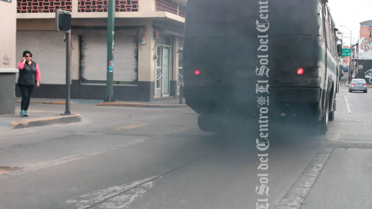 Camión contaminación