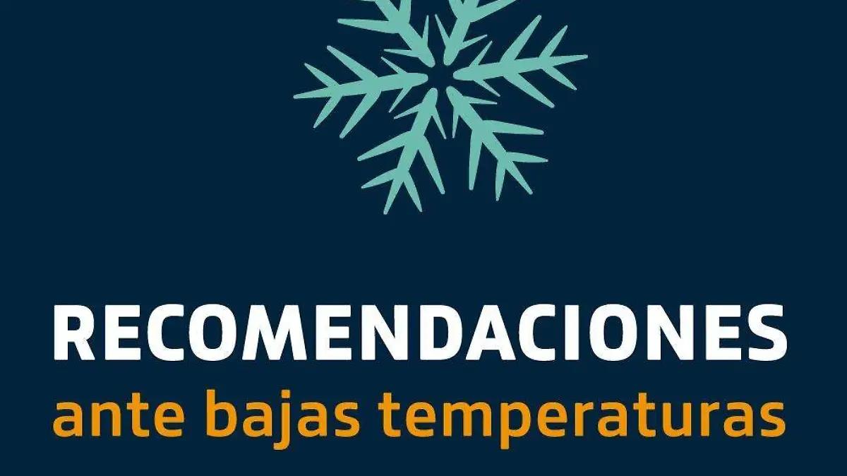 Recomendaciones bajas temperaturas