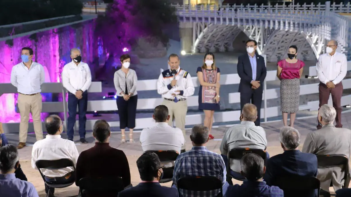 Inauguración puente antiguo camino a San Ignacio