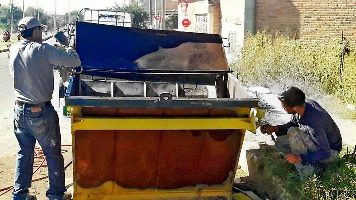 reparacion de contenedores de basura