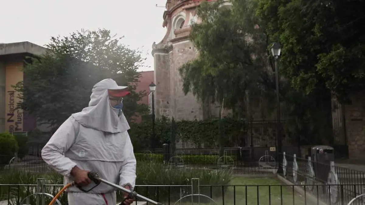 Sanitización calles y avenidas Aguascalientes 2