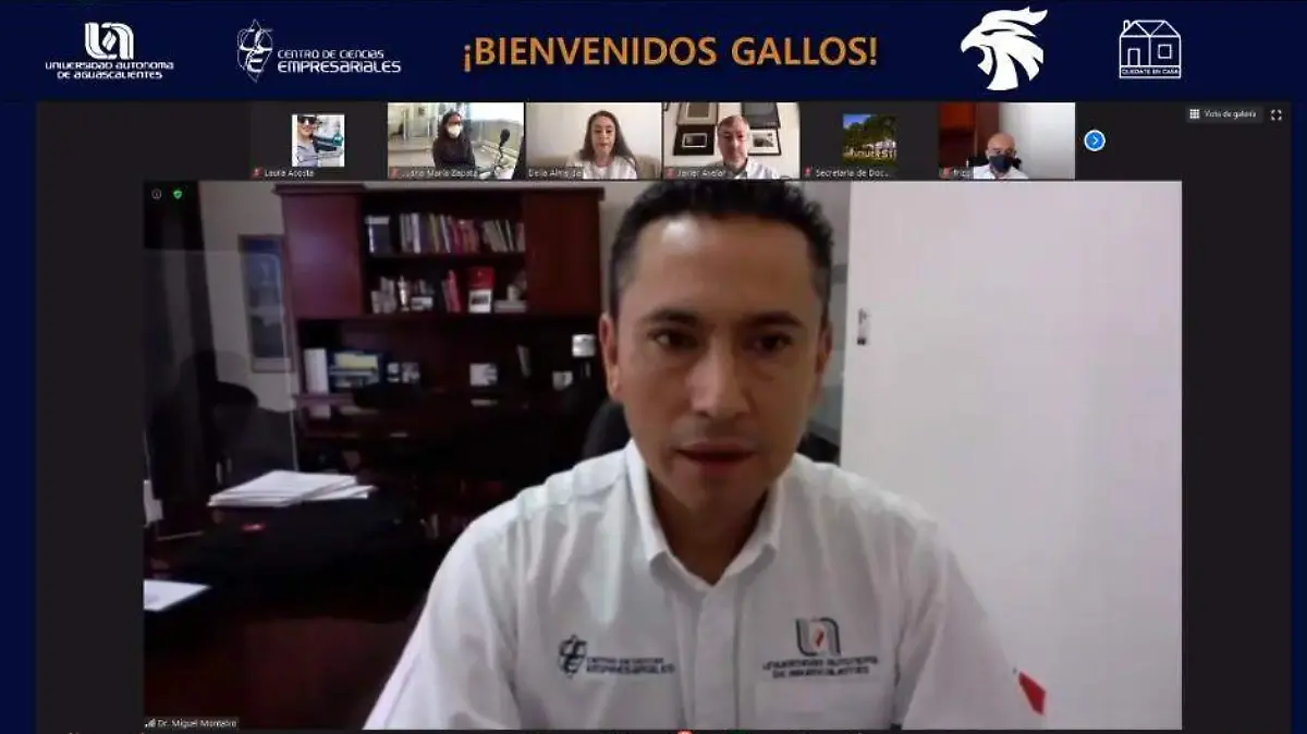Videoconferencia de bienvenida UAA