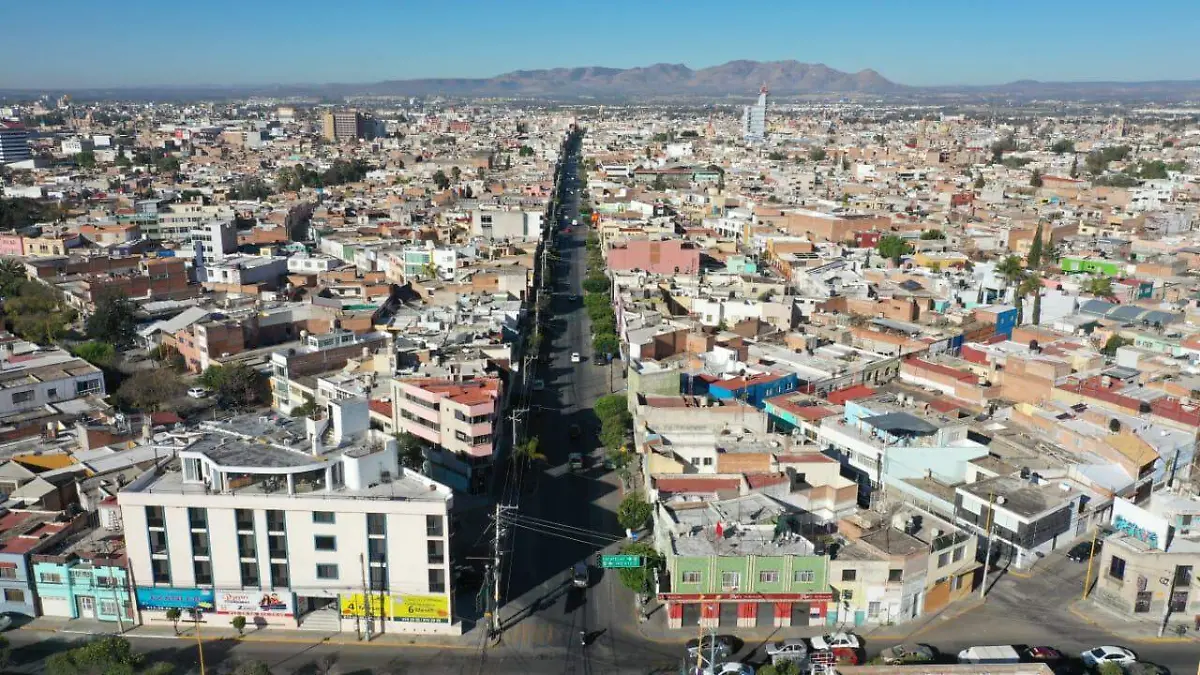 Foto aérea de la ciudad