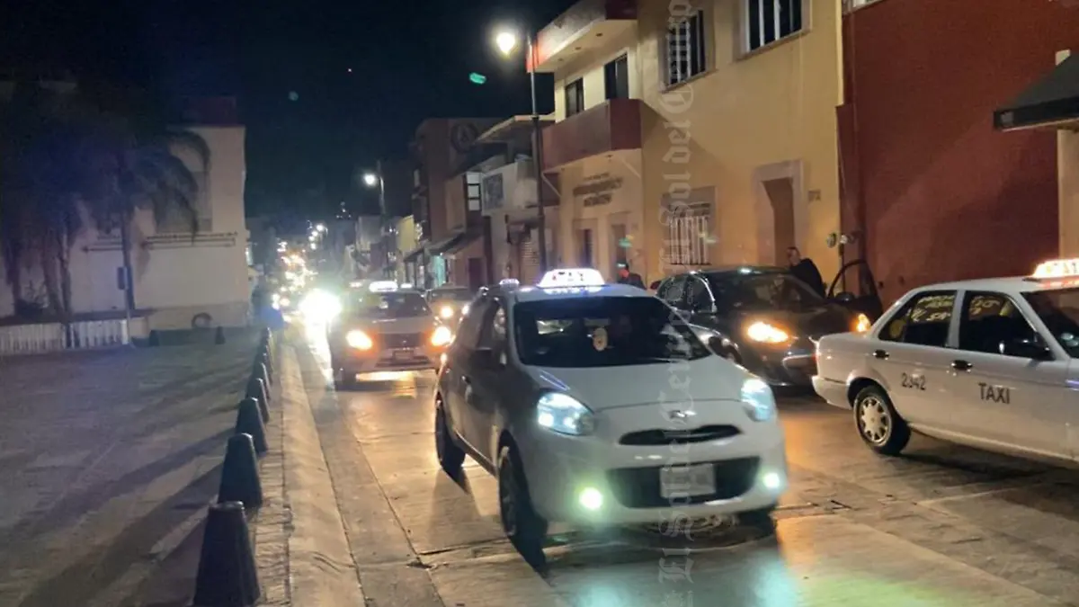 Manifestación de taxistas 4