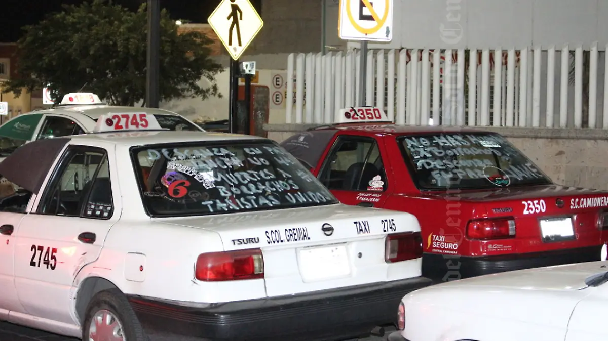 Manifestación de taxistas 3
