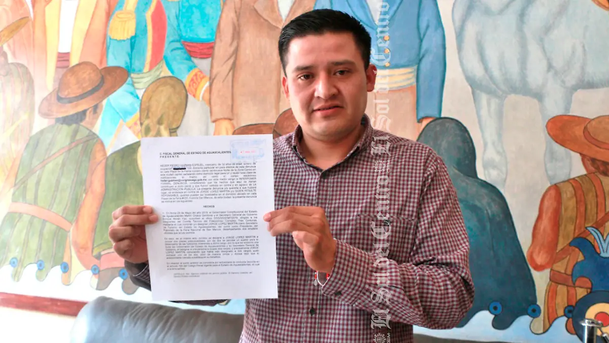 Heder Pedro Guzmán Espejel Denuncia