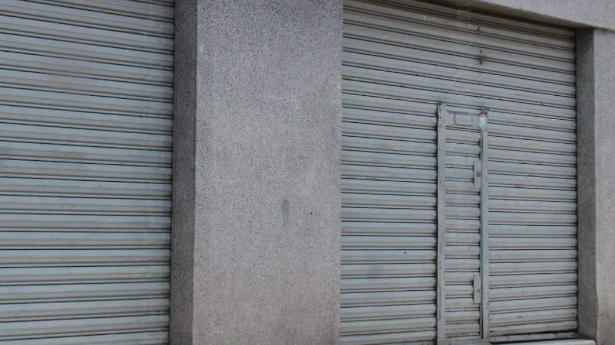 Tienda de abarrotes cerrada